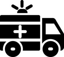 Ambulance Creative Icon Design vector