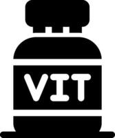 diseño de icono creativo de vitaminas vector