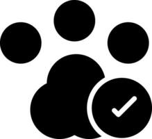 Pet Friendly Creative Icon Design vector