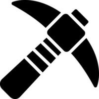 Pickaxe Creative Icon Design vector