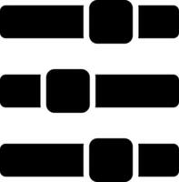 Sliders Creative Icon Design vector