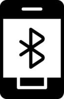 Bluetooth Creative Icon Design vector