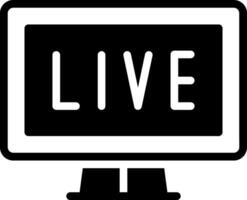 Live Streaming Creative Icon Design vector