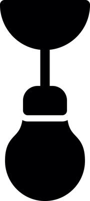 Ceiling Lamp Creative Icon Design
