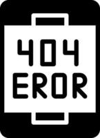 diseño de icono creativo de error vector