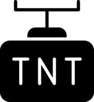 diseño de icono creativo tnt vector