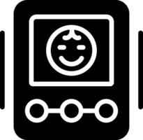Baby Monitor Creative Icon Design vector