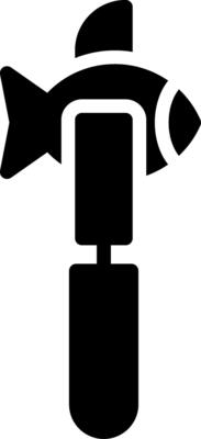 Fillet Knife Creative Icon Design