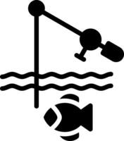 Fishing Holiday Creative Icon Design vector