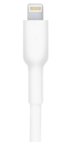 ein Apfel Blitz Kabel auf ein transparent Hintergrund png