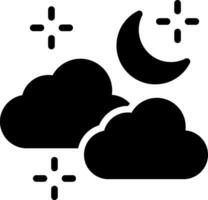 Cloudy Weather Creative Icon Design vector