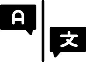 Language Barrier Creative Icon Design vector