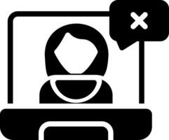 Wrong User Creative Icon Design vector