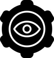 Eye Setting Creative Icon Design vector