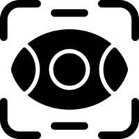 Eye Scanner Creative Icon Design vector