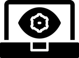 Computer Vision Creative Icon Design vector
