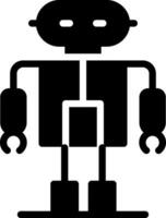 diseño de icono creativo robot vector