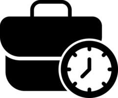 Business Time Creative Icon Design vector