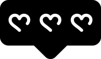 Comment Heart Creative Icon Design vector