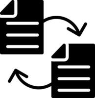 Copiar documento creativo icono diseño vector