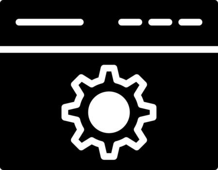 Browser Setting Creative Icon Design vector