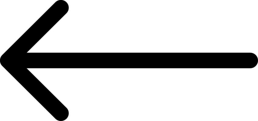 Left Arrow Creative Icon Design
