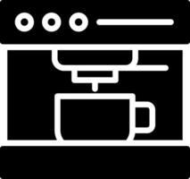 Coffee Machine Creative Icon Design vector