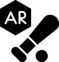 Ar Baseball Creative Icon Design vector