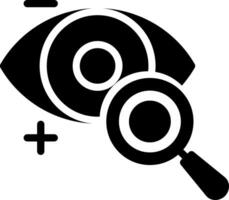 Eyesight Check Creative Icon Design vector