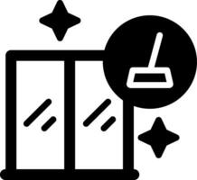 Window Cleaning Creative Icon Design vector