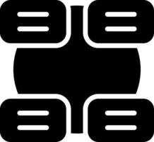 Nondirectional Cycle Creative Icon Design vector
