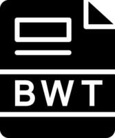 bwt creativo icono diseño vector