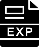 EXP Creative Icon Design vector