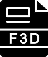 F3D Creative Icon Design vector