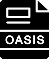 oasis creativo icono diseño vector