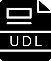 UDL Creative Icon Design vector