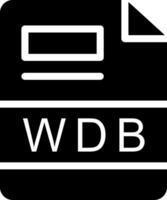 wdb creativo icono diseño vector