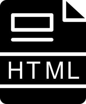 HTML Creative Icon Design vector