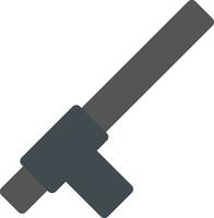 Tonfa Creative Icon Design vector