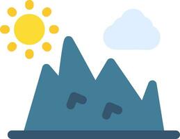 Mountain Creative Icon Design vector