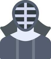 diseño de icono creativo de kendo vector