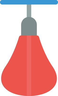 Punching Ball Creative Icon Design