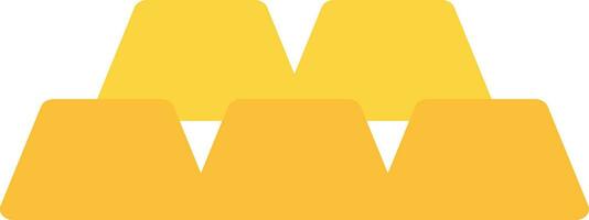 Gold Stack Creative Icon Design vector