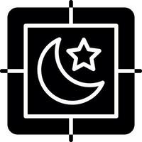 Night Creative Icon Design vector