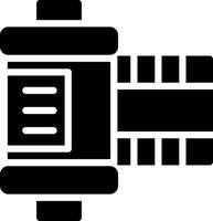 Film Roll Creative Icon Design vector