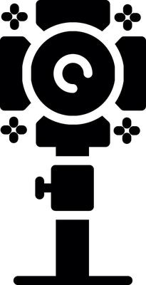 Studio Lighting Creative Icon Design