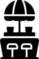 Beach Bar Creative Icon Design vector