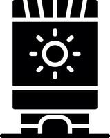 Sun Cream Creative Icon Design vector