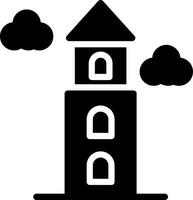 Tower Creative Icon Design vector