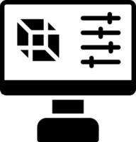 diseño de icono creativo de simulación vector